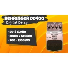 Behringer Digital Delay DD400 Effects Pedal